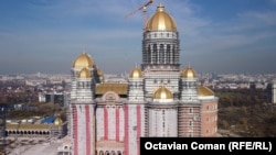 Catedrala Mânturii Neamului, în construcție. București, 23 noiembrie 2021.
