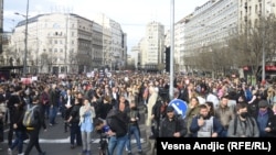 Protest eko aktivista u Beogradu, 28. novembra 2021