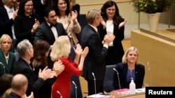 Шведският парламент одобри кандидатурата на Магдалена Андершон за министър председателка Това
