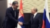 Russian, Serbian Presidents Emerge From Meeting With Talk Of Gas Deal, 'Tactical' Weapons