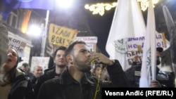 Several protests have been held in Belgrade against a draft bill on expropriations and the new law on referendums.