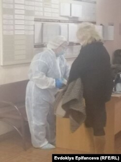 Приемное отделение для больных коронавирусом в Минске