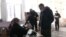 Armenia - Voters at a polling station in Masis, December 5, 2021