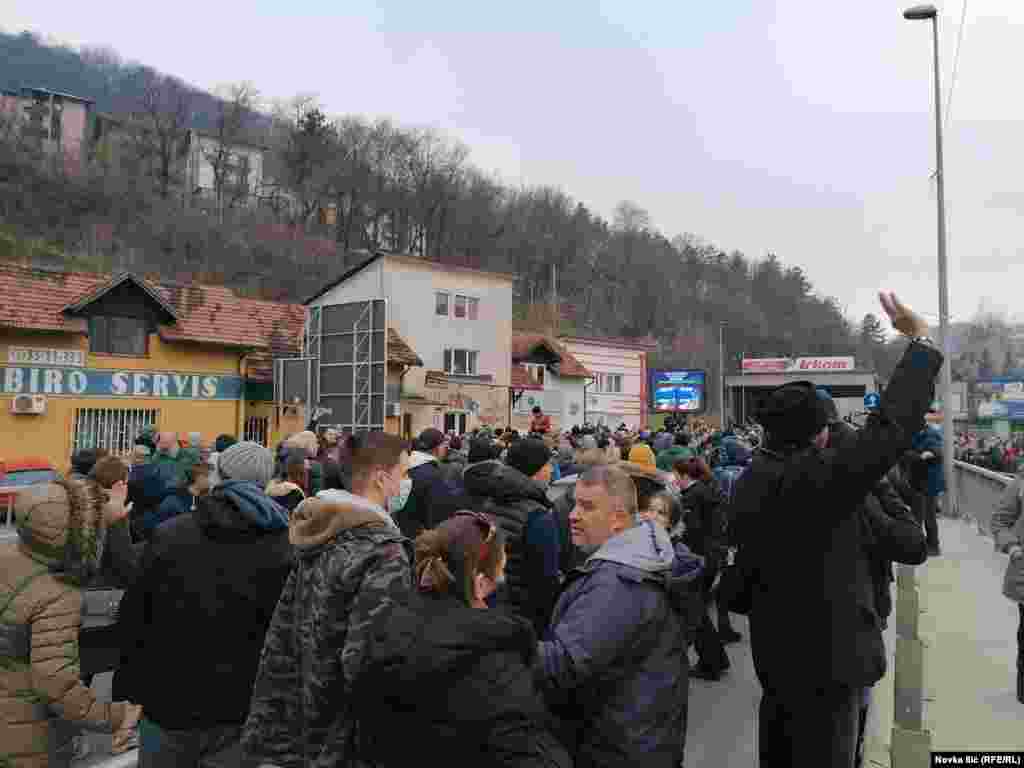 Протест и блокада во Ужице