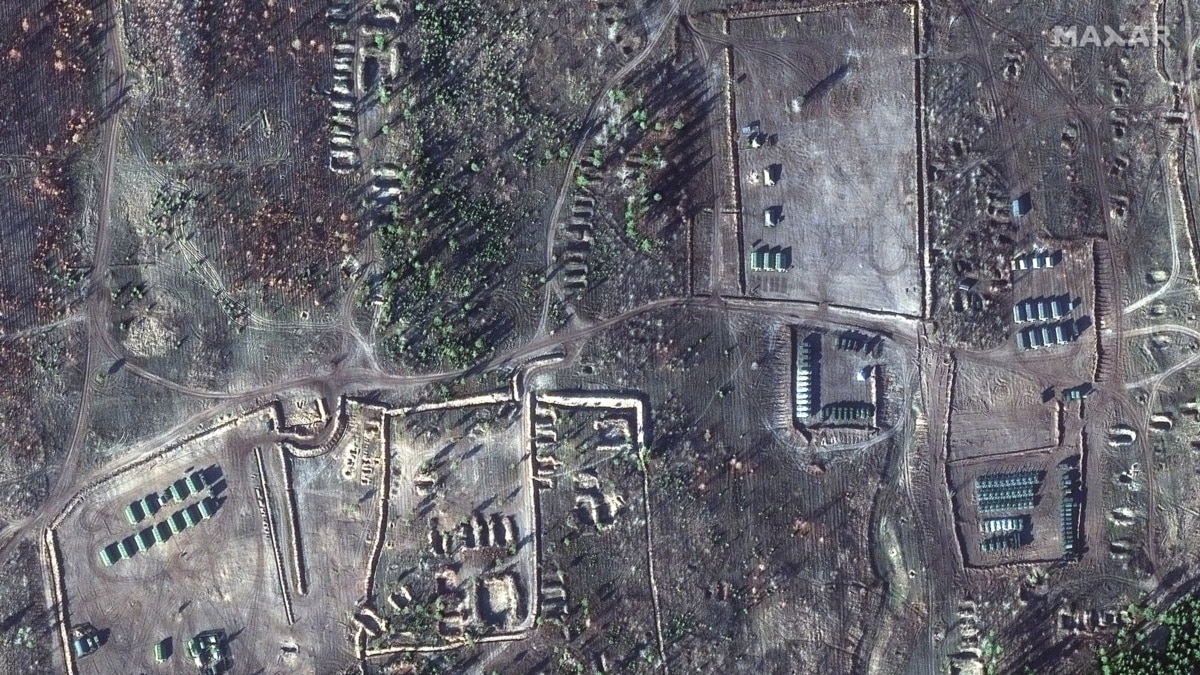 Boots On The Ground: Satellite Images Reveal Russian Troop Buildup Near 