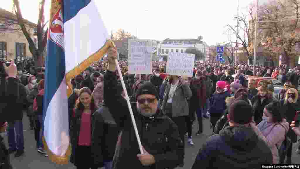 Protestna blokada u Nišu