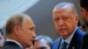 Рускиот претседател Владимир Путин и турскиот претседател Реџеп Таип Ердоган 