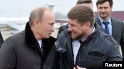 Владимир Путин и Рамзан Кадыров