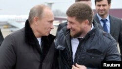 Владимир Путин (слева) и Рамзан Кадыров