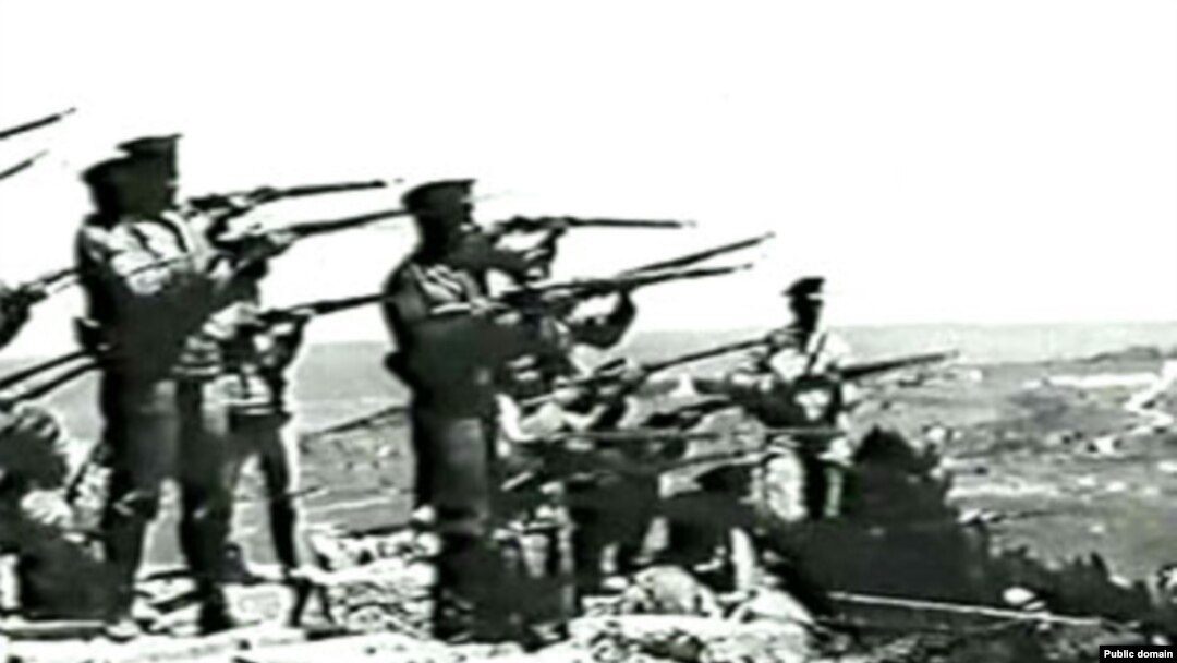 Кадр из фильма "Оборона Севастополя" (1911)