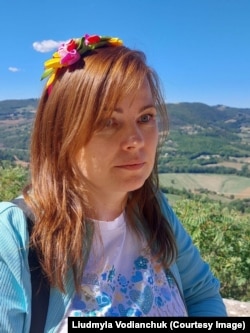 Людмила Водянчук, біженка з Ірпеня