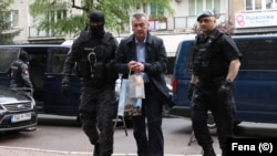  Policija prati Ibrahima Hadžibajrića, bivšeg načelnika općine Stari grad Sarajevo, 10. maj 2023.