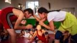 KYRGYZSTAN -- women sport - Asema Kalykova - women wrestler in Kysh-Abad villag in Osh region 