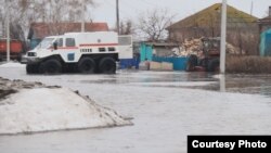 В СКО идёт эвакуация людей, живущих в пойме реки Есиль