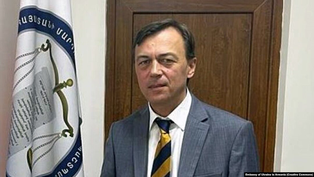 Ukrainian diplomat Oleksandr Senchenko (file photo)