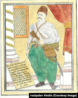 Юрій-Франц Кульчицький на стародавній гравюрі