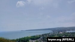 Крымский мост, вид со стороны Керчи