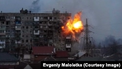 A still from the film 20 Days in Mariupol, which chronicles the early days of Moscow's unprovoked invasion of Ukraine. 