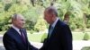 Рускиот претедател Владимир Путин и турскиот претседател Реџеп Таип Ердоган на состанок во Сочи 