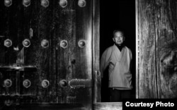 A man in Nara city, Japan