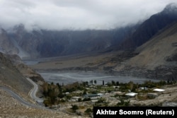 Passu village, located in the Gojal valley in the Karakoram mountain range in the Gilgit-Baltistan region.