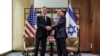 دیدار آنتونی بلینکن (چپ) با ایساک هرتزوگ، رئیس‌جمهور اسرائیل