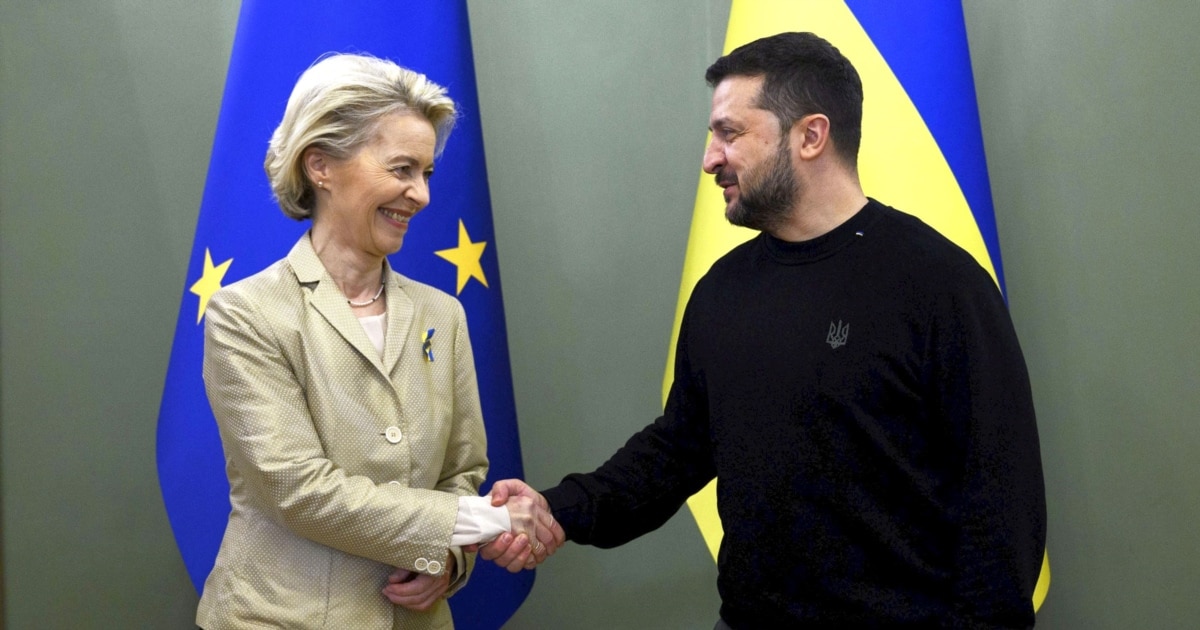 Зеленський обговорив із головою Єврокомісії підготовку 18-го пакету санкцій проти Росії