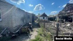 Результаты обстрела в Донецкой области, архив
