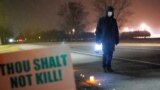Protesti protiv smrtne kazne ispred državnog zatvora u saveznoj državi Indiani, januar 2021. 