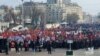 Sute de oameni au participat la protestul din Tiraspol organizat de administrația din regiune. 