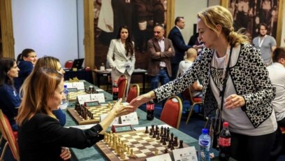 Националният отбор по шахмат на България за жени постигна пета