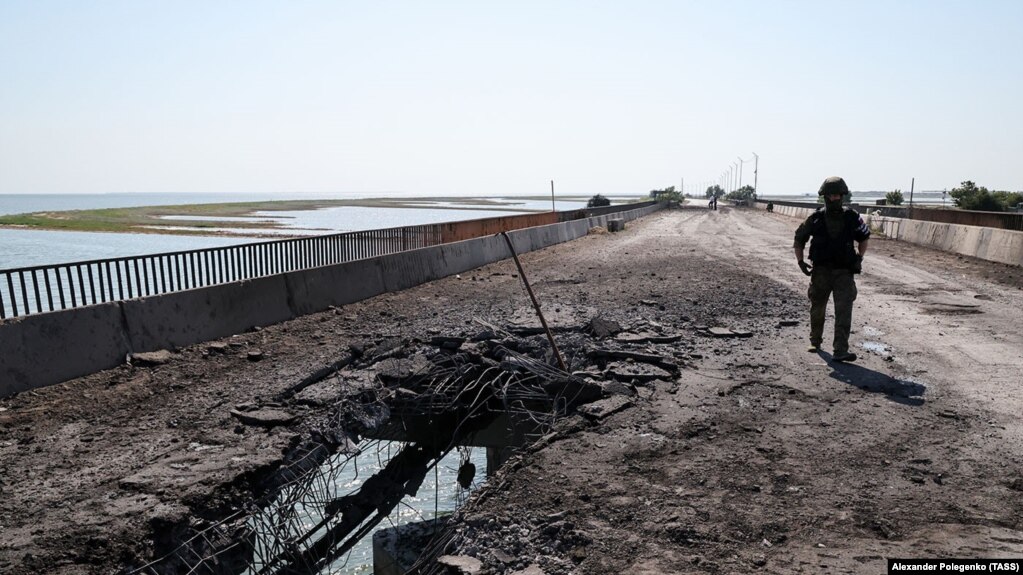 Разрушенията на моста край Чонгар, 23 юни