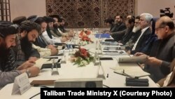 دیدار هیئت وزارت تجارت پاکستان با مقام های وزارت صنعت و تجارت حکومت طالبان در کابل. March 26 2024