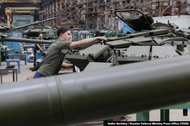 Омская область. Предприятие оборонно-промышленного комплекса по производству танков и тяжелых огнеметных систем. 2023 год