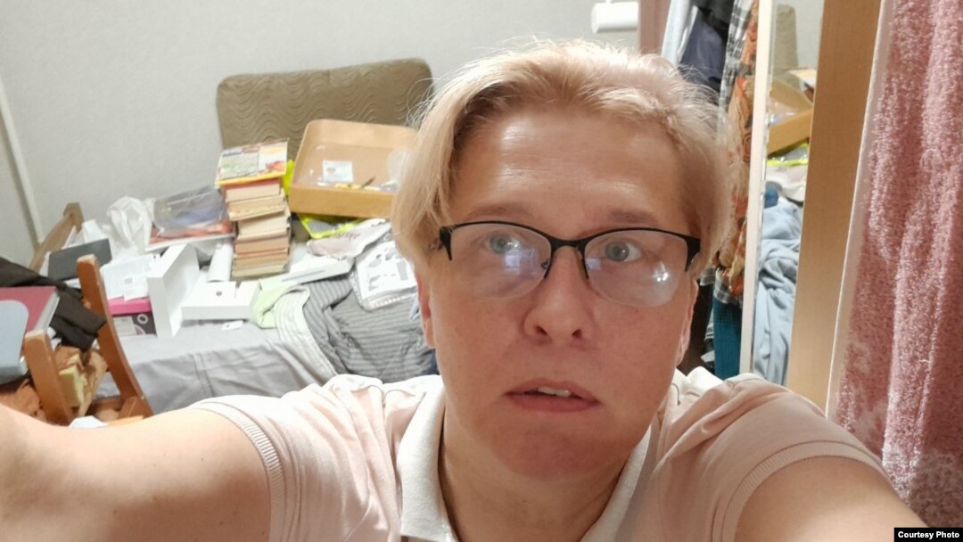 Светлана Марина в день обыска