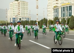 Массовый велопробег, посвящённый Всемирному дню здоровья. Апрель 2022 года