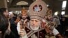 Armenia - Catholicos Garegin II blesses people after holding Easter Mass at St. Gregory the Illuminator Cathedral in Yerevan, March 31, 2024.