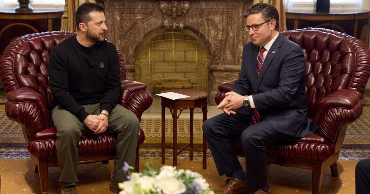 U.S. Speaker Says Will Try To Pass Israel Aid, But Ukraine Package ...