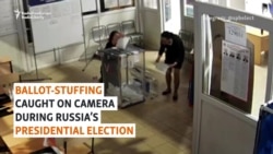 CCTV Catches Ballot-Box Stuffing In Russia's Presidential Election
