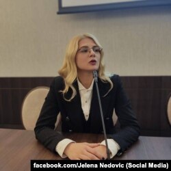 Predstavnica Alternative Crne Gore Jelena Nedović