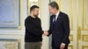 ABŞ dövlət katibi Antoni Blinken mayın 14-də Kiyevdə prezident Volodimir Zelenski ilə görüşüb