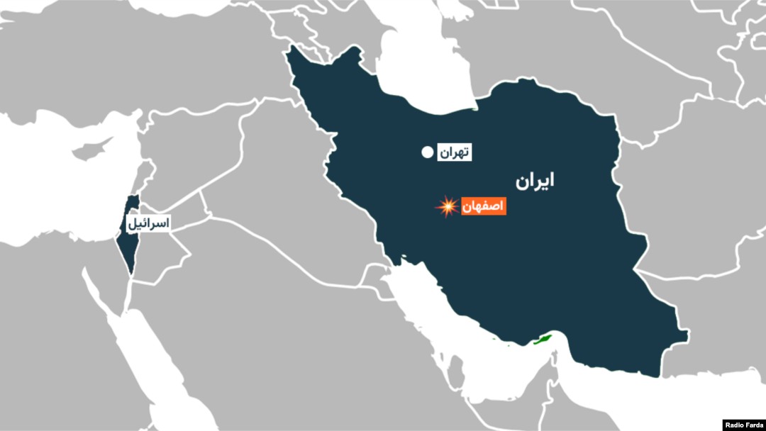 مقام‌های اسرائیلی به نیویورک تایمز گفته‌اند که نیروی هوایی این کشور دو موشک به سمت پایگاه نظامی ایران در اصفهان شلیک کرد