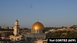 Xhamia e Kupolës së Shkëmbit në Jerusalem, 25 tetor 2023.