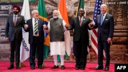 Лула да Сільва (другий ліворуч) на саміті G20 2023 року в Індії