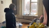 Nadezhda Buyanova after the search in her apartment