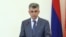 Nagorno-Karabakh - Davit Ishkhanian, speaks during a meeting in Stepanakert.