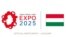 Magyarország logója a 2025-ös oszakai világkiállításra