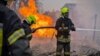 ДСНС: до ліквідації пожежі на Київщині залучили робота і потяг