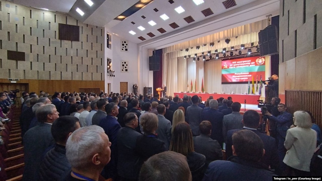 Zastupnici okupljeni u kongresu Pridnjestrovlja na sjednici 28. februara 2024.