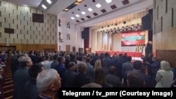 Zastupnici okupljeni u kongresu Pridnjestrovlja na sjednici 28. februara 2024.